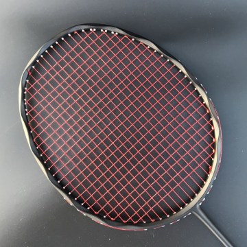 4U 100% Carbon Badminton Racket Professional 28-30lbs G5 Ultralight Offensive Badminton Racket Racquet Training Sports