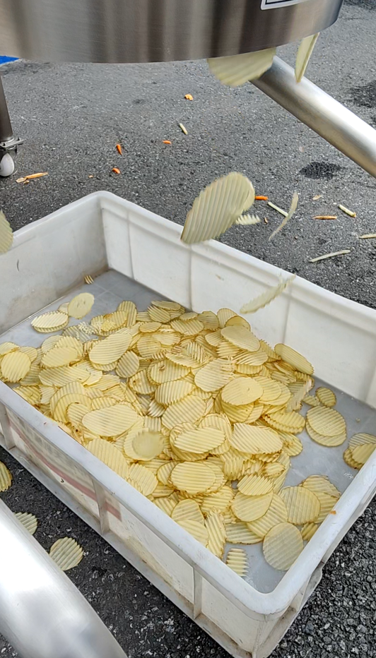 Wave Potato Chip Cutting Machinery