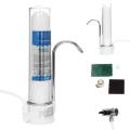 Home Countertop Water Filter 1/2/3 Stage Filtration Kitchen Tap Water Purifier Ceramic Filter Percolator Water Treatment Machine