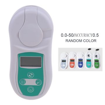 Digital Brix Refractometer Sugar Testing Meter 0-53% Temperature Compensation Sugar Juice Brix Concentration Detector