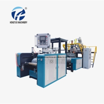 Double layer stretch film machine with printing funtion