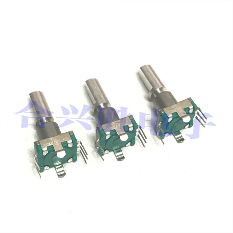 Rotary encoder with pressure switch EC11E09244AQ car navigation volume potentiometer 18 positioning 8 pulse shaft length 20MM