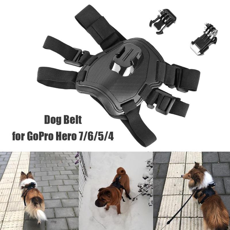 Adjustable Dog Harness Chest Strap Dog Harness Mount Action Camera Strap Holder Action Base GoPro Hero Sports Camera Accessories