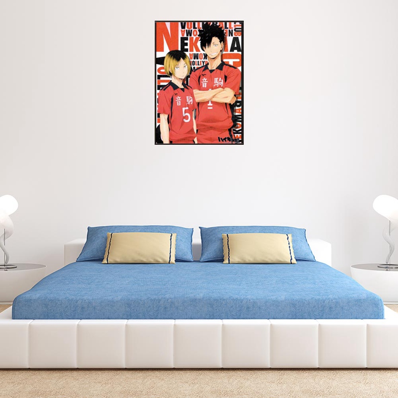 Vintage Japanese Anime Haikyuu!! Retro Poster Kraft Paper High Quality Home Room Art Print Wall Stickers