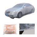3 Size Protector Film Outdoor Clear Disposable Full Car Covers Rain fog Dust Resistant Garage Universal Auto Car Outdoor Cover