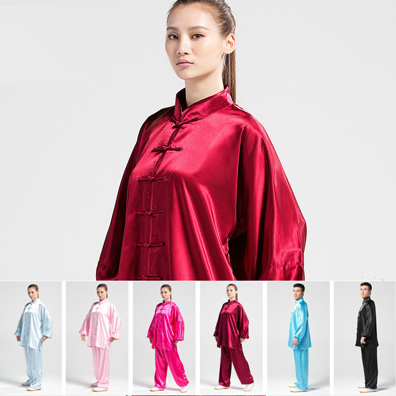 Elastic Fabric Taiji Boxing Men And Women Tai Chi Uniforms Kung Fu Clothing Martial Art Wear Unisex