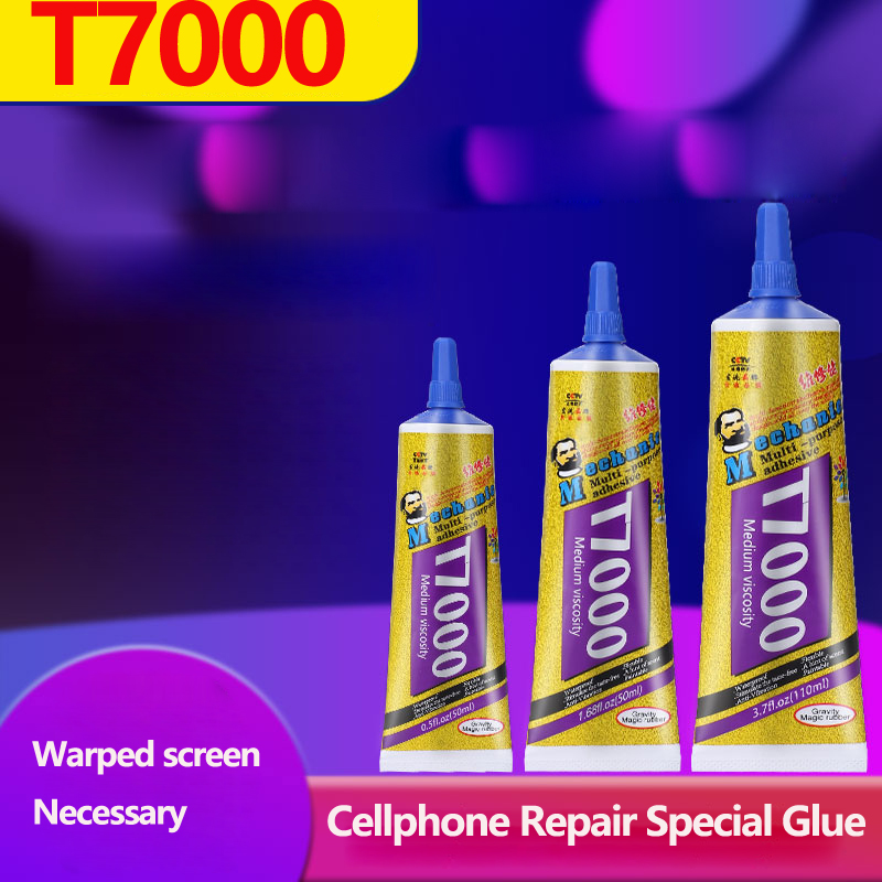 T7000 Glue Phone Repair Glue 15ml Black Liquid Glue Mobile Phone Screen Glue Super Adhesives Glues for DIY Glass Metal Fabric