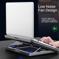Portable Gaming PC Laptop Cooler Dual USB Laptop Cooling Pad Adjustable Support Notebook Stand With Fan For Macbook Pro Holder