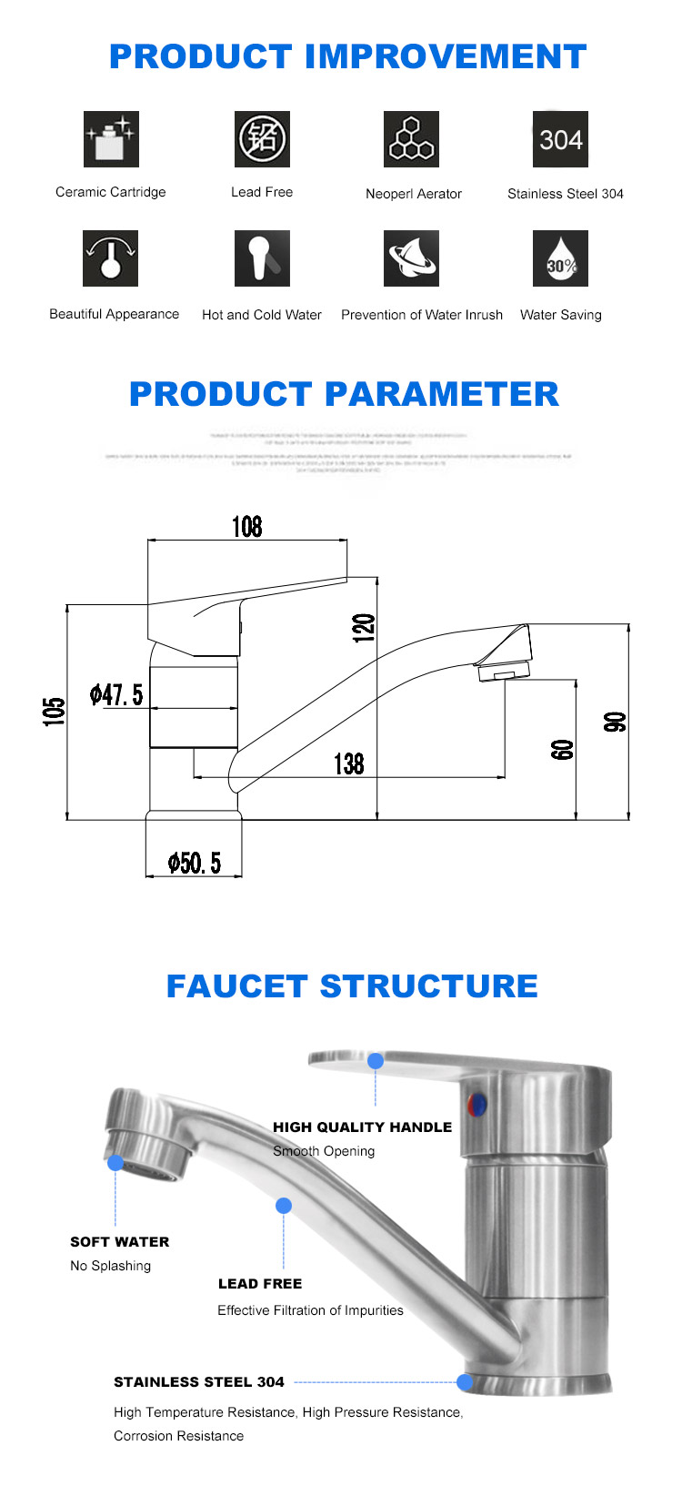 Kitchen Sink Faucet