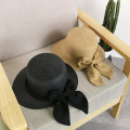 Summer Straw Hats Women Crimping Brim Beach Hat Bow Sun Cap Foldable Sun Block UV Protection Caps Bone Chapeu Feminino Beach