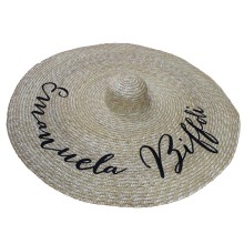 Natural Straw Hat with Large Brim