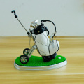 KOFULL Mini Golf Trolley Pen Holder Desk Decoration PU Leather Novelty Gift