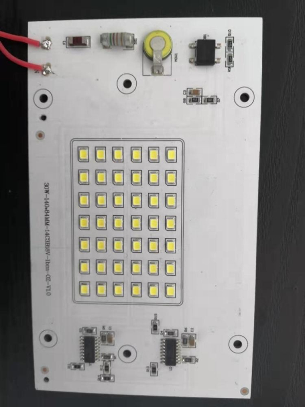 Aluminum driverless PCB board for LED lighting