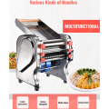 FKM240 Electric Dough Roller Sheeter S.steel Noodle Dumpling Pasta Maker Making Machine with Changeable Roller and Blade