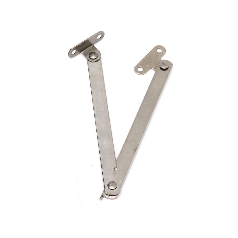 2Pcs Stainless Steel Cabinet Cupboard Furniture Doors Close Lift Up Stay Support Hinge Kitchen Furniture Hardware