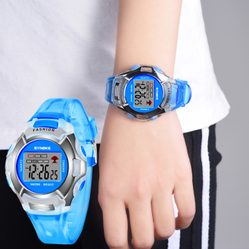 SYNOKE Children Digital Watches Boys Girls Gifts LED Sports Waterproof Students Alarm Date Casual Kids Electronic Watch