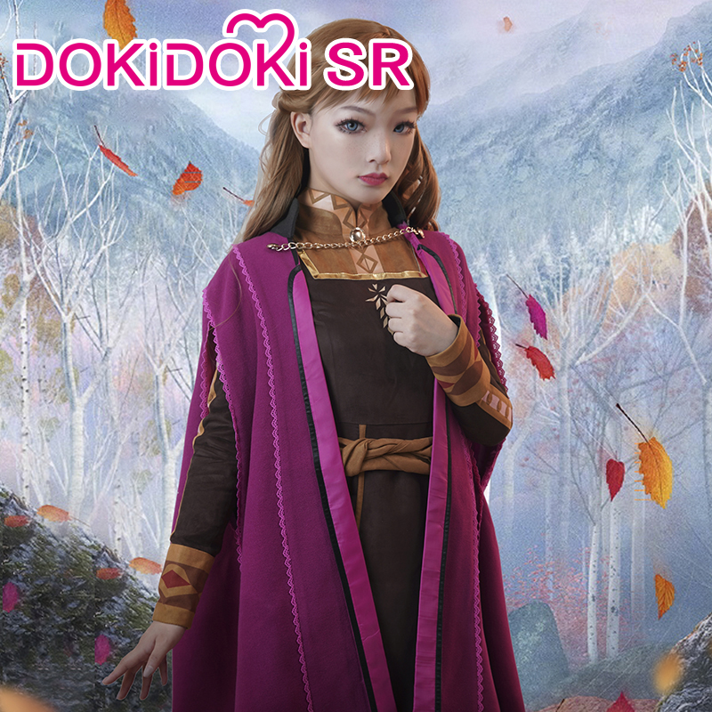 DokiDoki-SR Movie Cosplay Anna Dress Costume