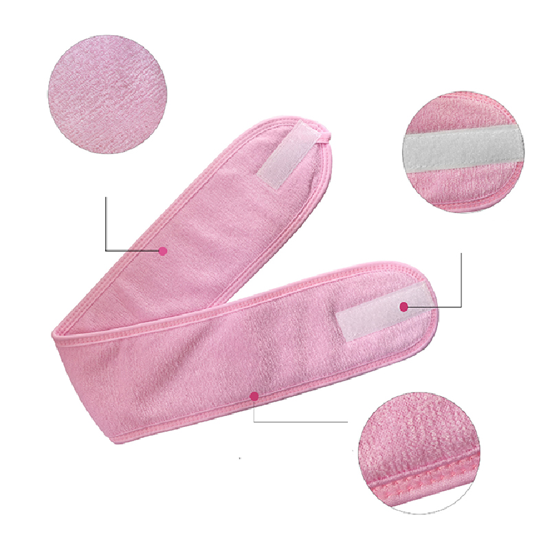 Facial Hairband 1PC Adjustable Makeup Head Band Toweling Hair Wrap Shower Caps Stretch Towel Cleaning Cloth Hair Acessories Hot