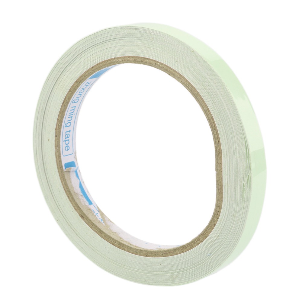 10M 10mm Luminous Tape Self-adhesive Warning Tape Night Vision Glow In Dark Safety Security Home Decoration Tapes