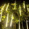 30/50cm Outdoor Meteor Shower Rain 8 Tubes LED String Lights Waterproof For Tree Christmas Wedding Party Decoration