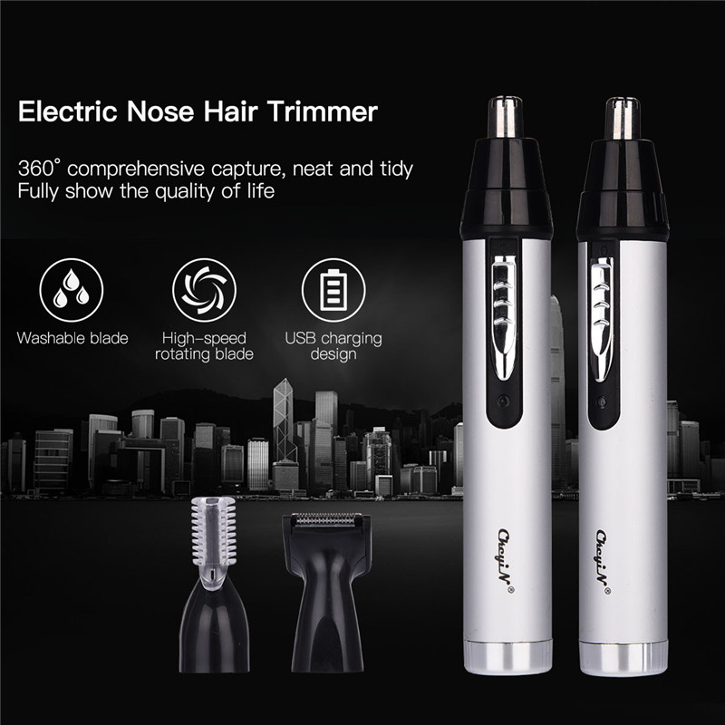 USB Wireless Rechargeable 3 In1 Electric Shaver Razor Unisex Trimming Shaving Maching Nose Ear Hair Trimmer Clipper Beard Trimer