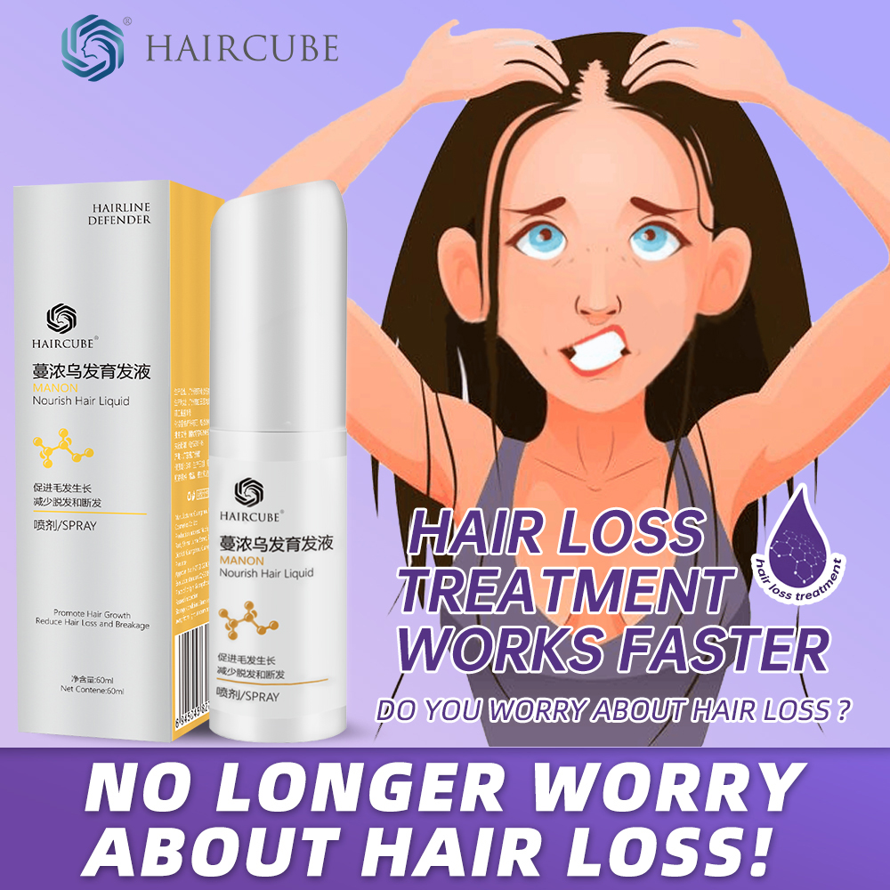 HAIRCUBE Fast Hair Growth Essence Oil Anti Hair Loss Treatment Hair Care Products Dense Thick Nourish Hair Roots Regrowth Spray