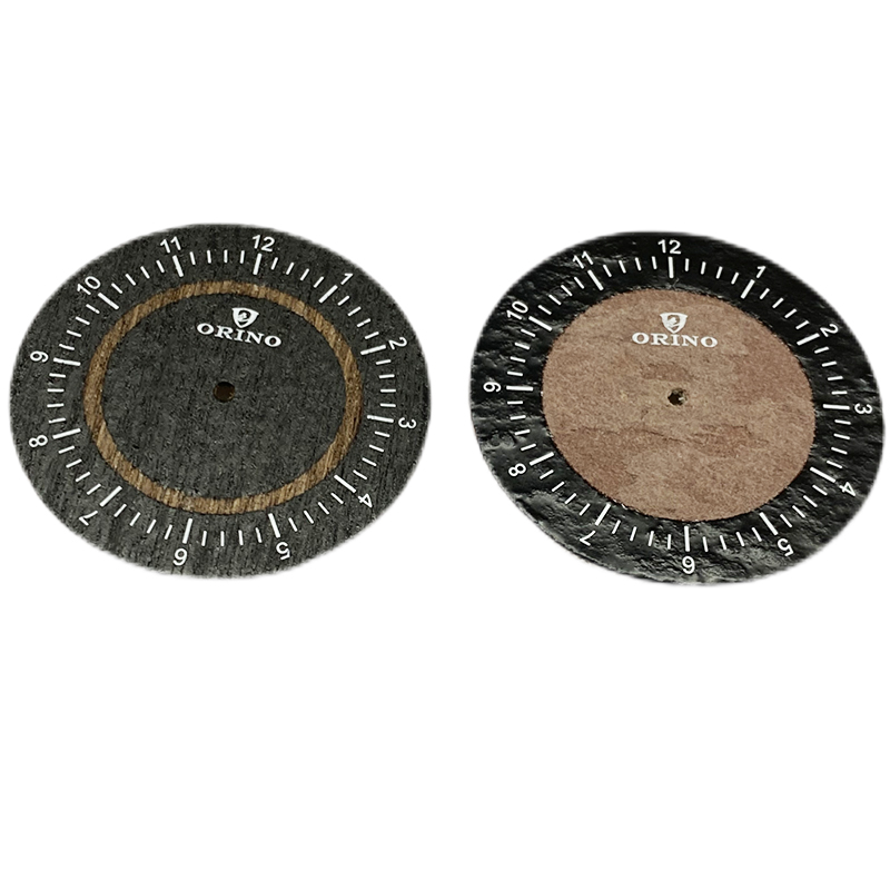 Wood watch dial for making