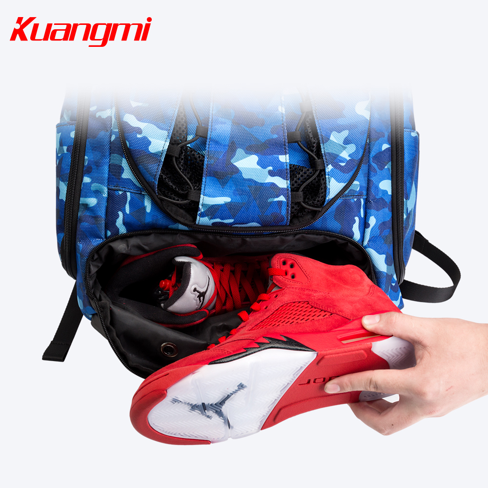 Kuangmi Basketball Football Bag 42 L 30 L Bags Training Backpack suit for man women and teenager