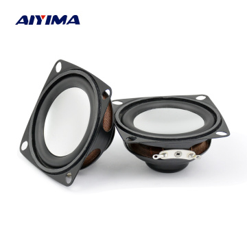 AIYIMA 2Pcs 2Inch Mini Audio Speakers 16 Core 4Ohm 3W Silver Pot Portable Loudspeaker DIY For Home Theater Sound System