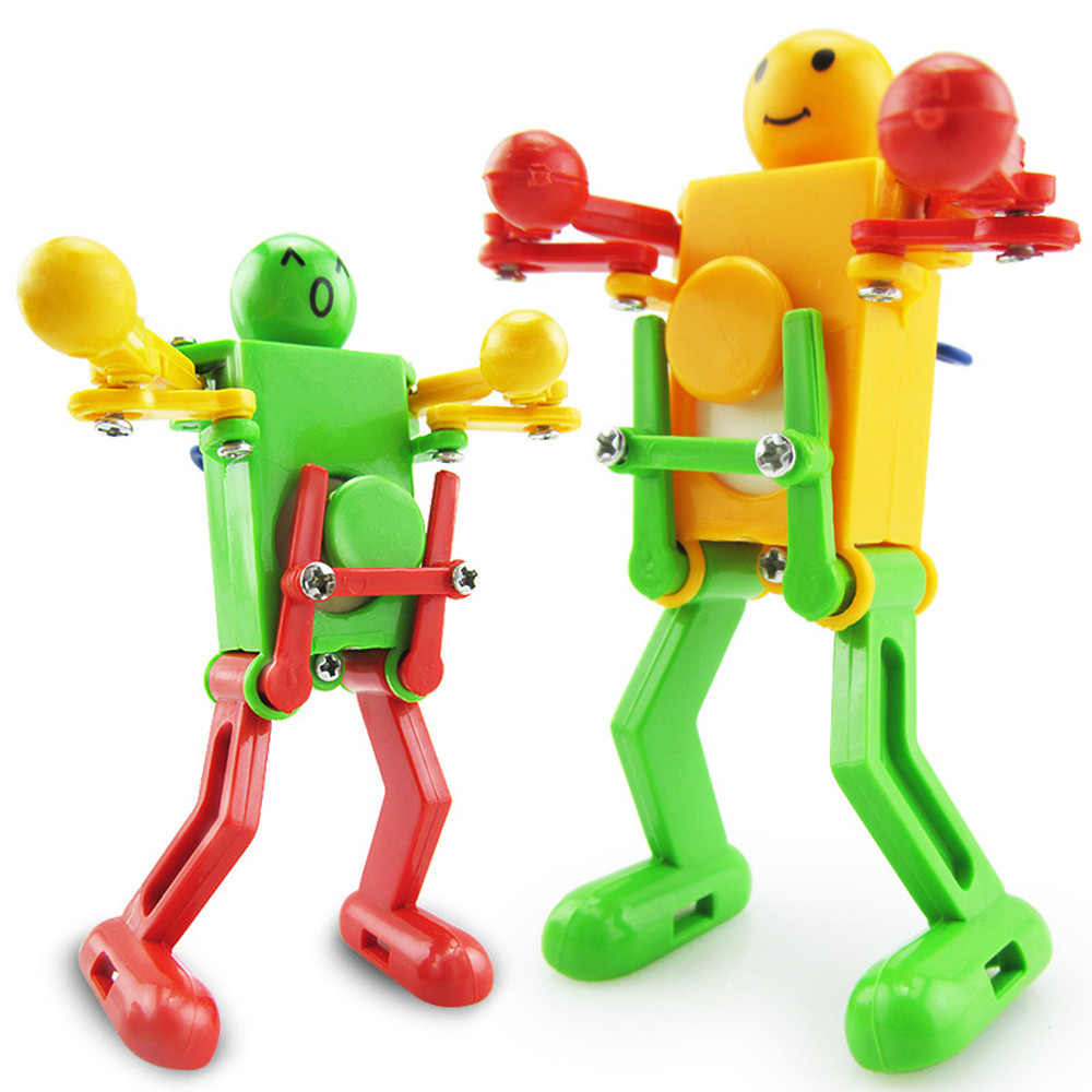 Clockwork Wind Up Dancing Robot Toy for Baby Kids Developmental Gift Puzzle Toys