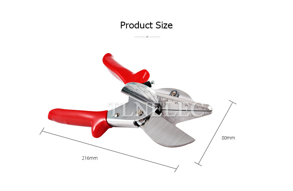 Trunking Scissors Fixed Angle Shear 45 Degrees 90 Degrees Universal Multifunction U-type Edge Sealing Carpenter Pliers