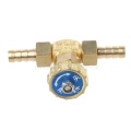 High Quality Elbow Brass Needle Valve 8mm Propane Butane Gas Adjuster Barbed Spigots 1 Mpa