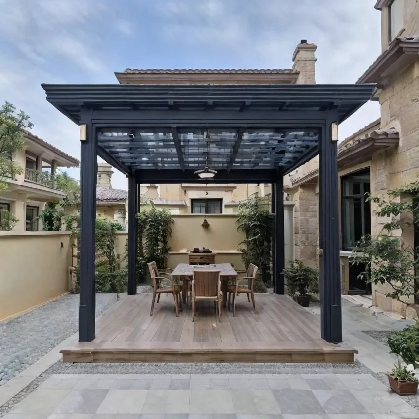Louvered Gazebo (121)