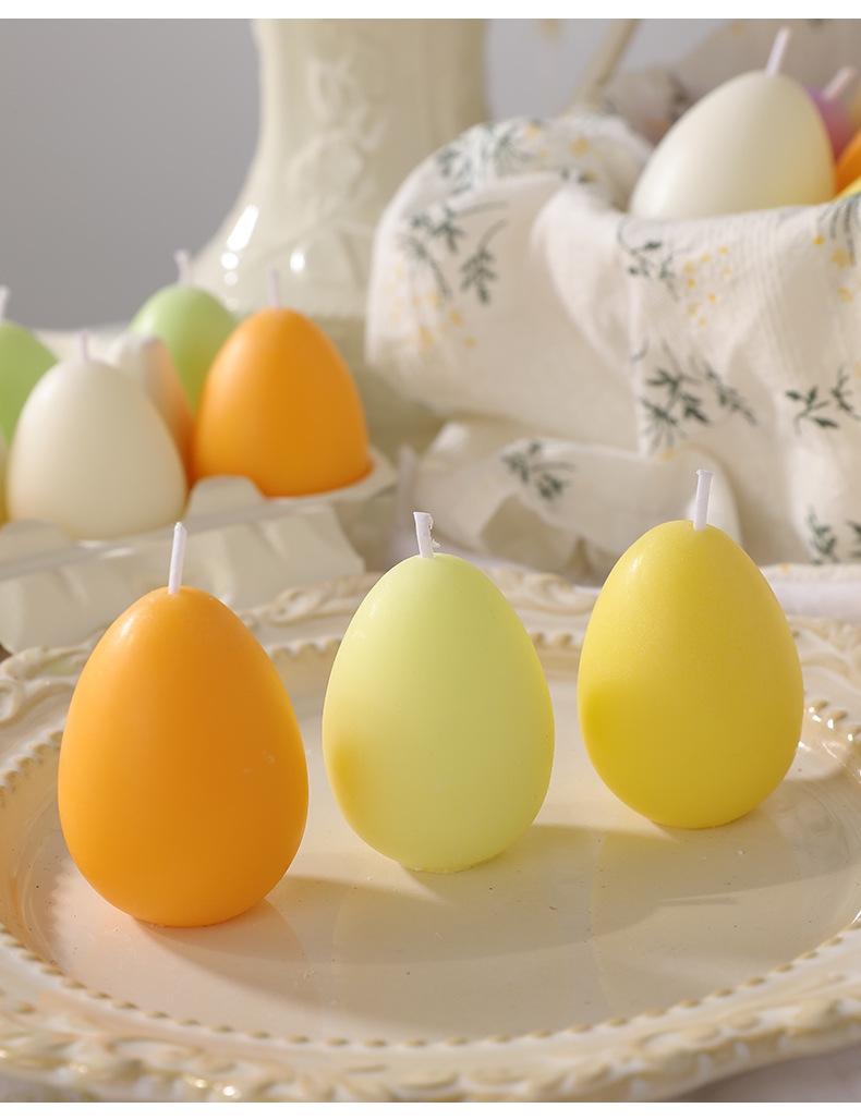 wax egg candle