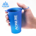 AONIJIE 2020 New Foldable Silicone Water Bottle Outdoors Traveling Sport Running Cycling Kettle Healthy Soft Material 250- 600ML