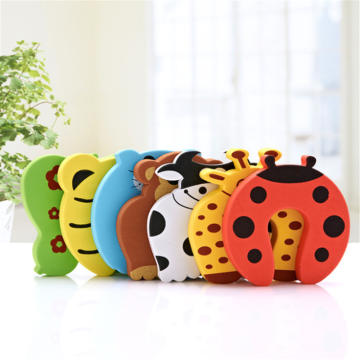 7 Pieces Doorways Gates Decorative Door Stopper Baby Safety Care Cartoon Animal Jammer Kid Children Protection Shutting Device