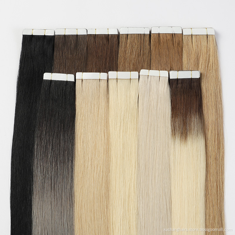 Wholesale tape in hair extensions invisible brazilian human hair extensions vendors 26" hair extensions tape