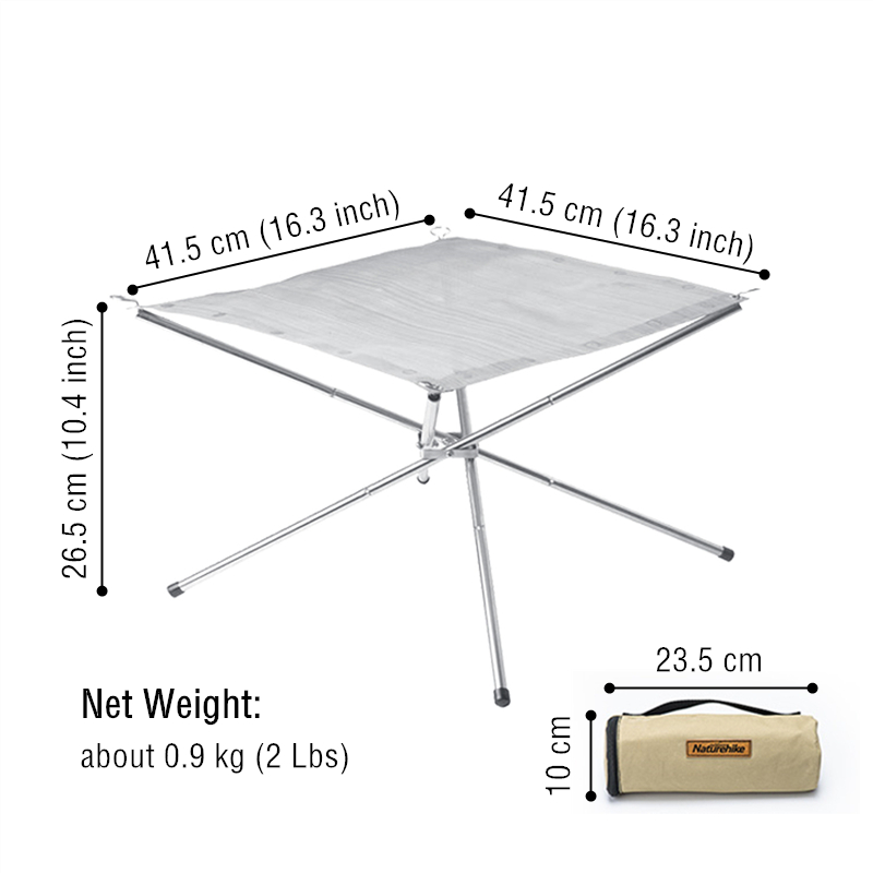 Naturehike Fire Pit Stand Portable Fire Burn Rack Camping Equipment Folding Wood Fire Frame Heating Charcoal Stove Wood Furnace