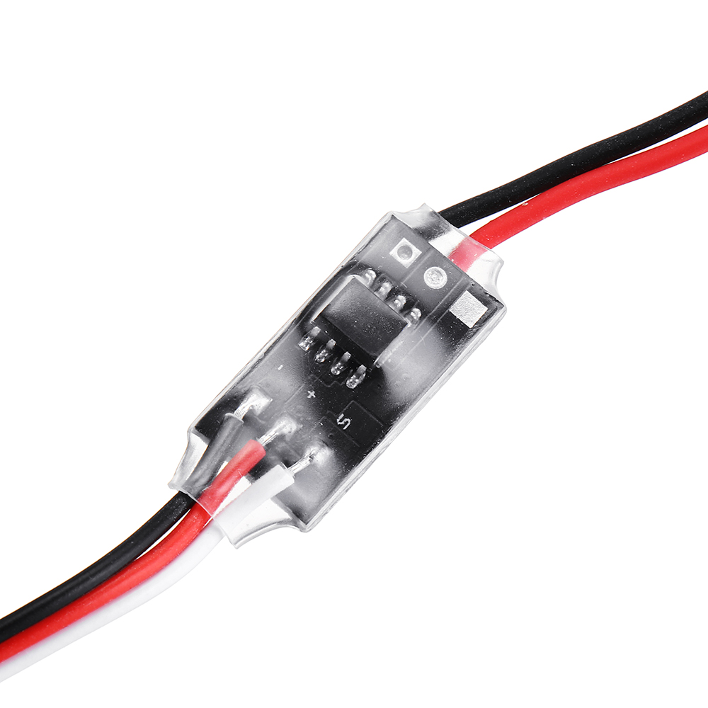 2PCS 2.7A 1S Dual Way Micro Brushed ESC 3.3-6V Winch Reversing with Overheat Out of Control Protection for RC Car Micro Airplane