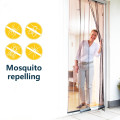 Lamella fly screen door curtain