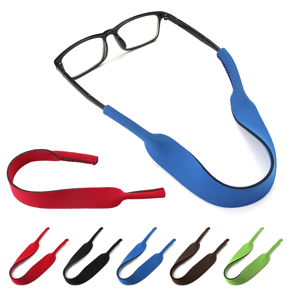 1 Pc Candy Color Elastic Silicone Eyeglasses Straps Sunglasses Chain Sports Anti-Slip String Glasses Ropes Band Cord Holder