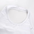 Orange Tank Top Women Sleeveless Hanging Neck Off Shoulder White Front Lace Up Knot Yellow Tops Sexy Summer White Tank Tops