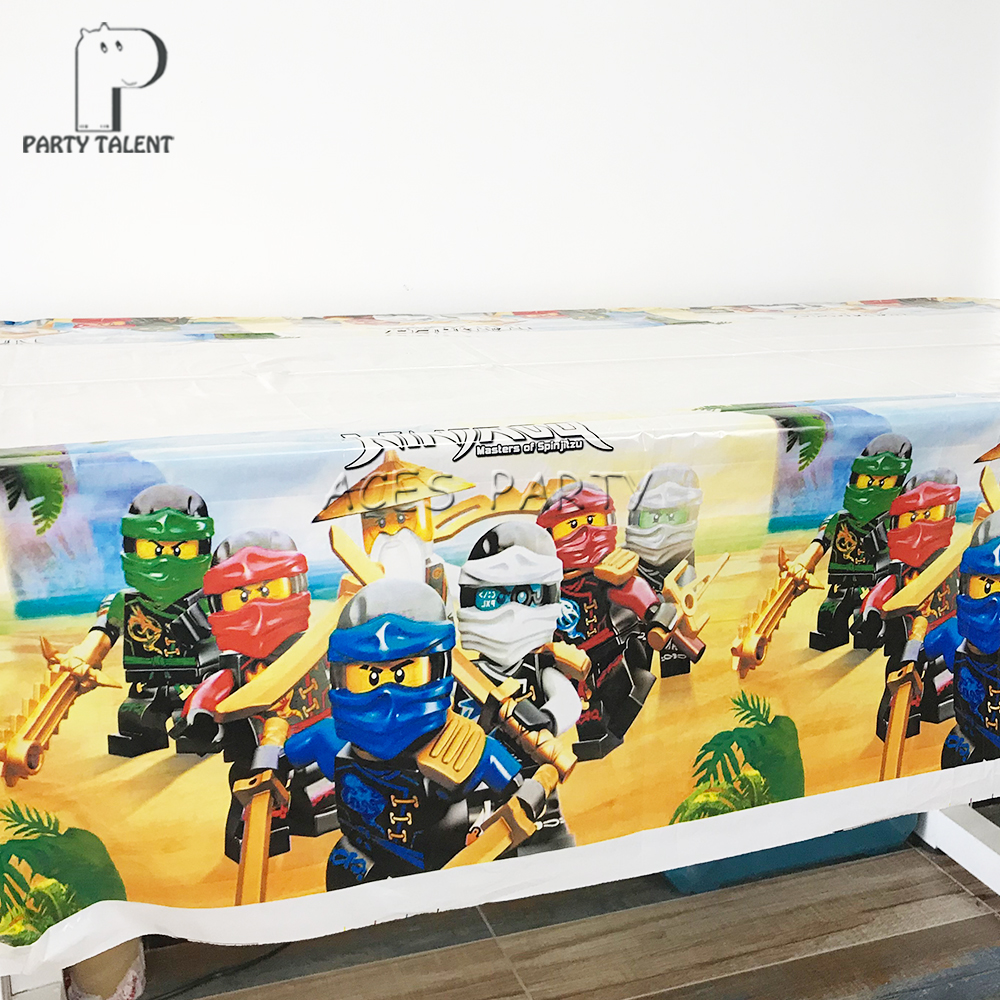 Party Supplies 1pcs Ninjagoing Theme Party Tablecloth Kids Boys Children Birthday Decoration Disposable Table Cover