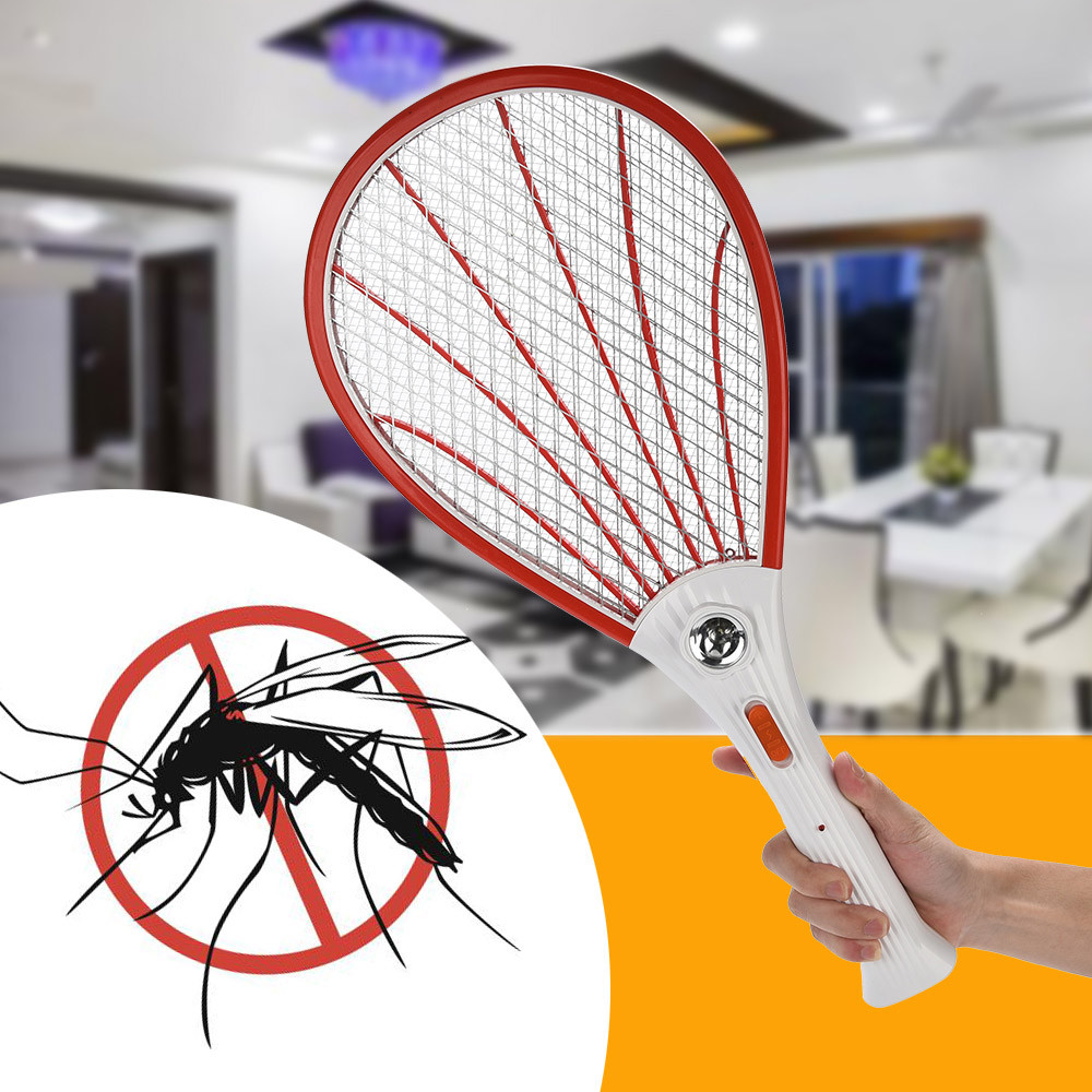 Rechargeable LED Electric Fly Mosquito Swatter Bug Zapper Racket Insect Killert 19Mar 21Mosquito Swatter