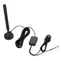 VBESTLIFE 25dB High Gain FM Radio Antenna 85-112Mhz High Sensitivity Signal Transmission USB FM Antenna