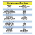 WM210V Digital Metal Lathe/850W Brushless Motor All Steel Gear Lathe/38mm Spindle Bore Hole +125mm Chuck Mini Lathe Machine