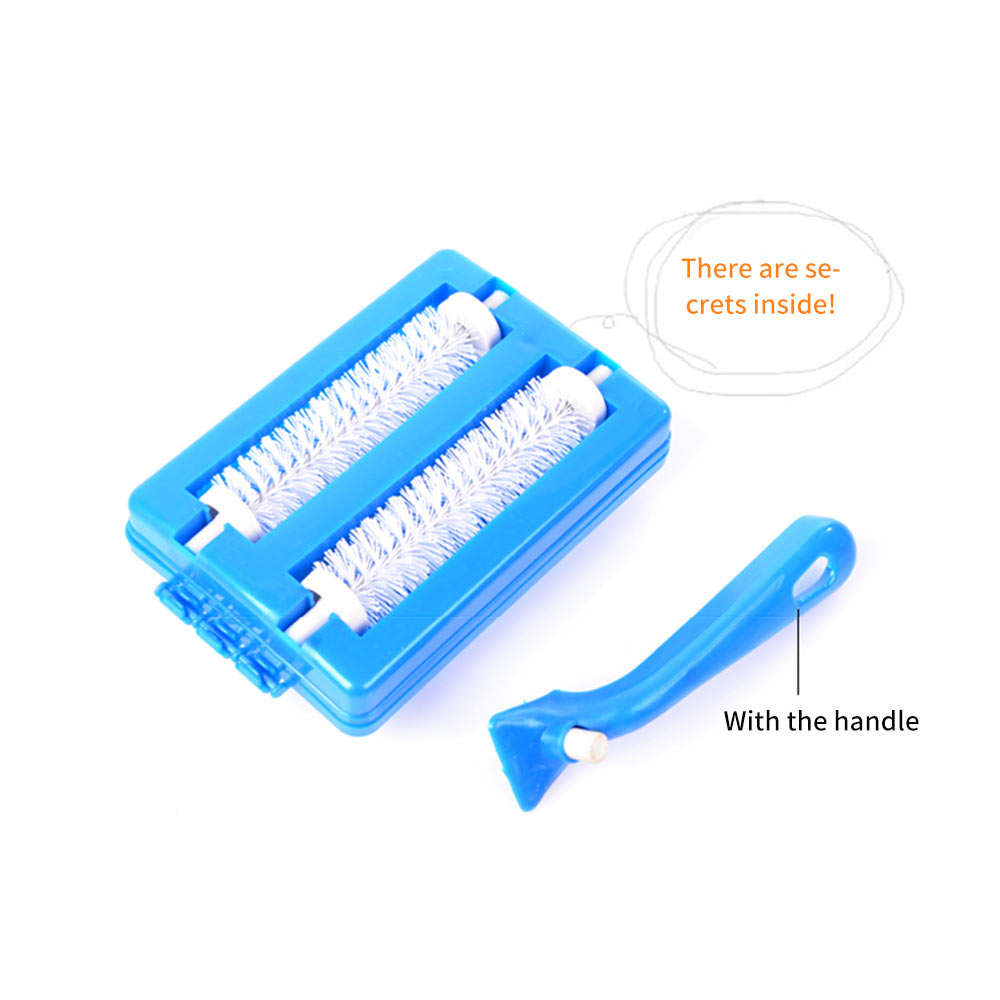New Carpet Crumb Brush Collector Hand Held Table Sweeper Dirt Home Kitchen Cleaner Floor Sweeper Rollers Random Color