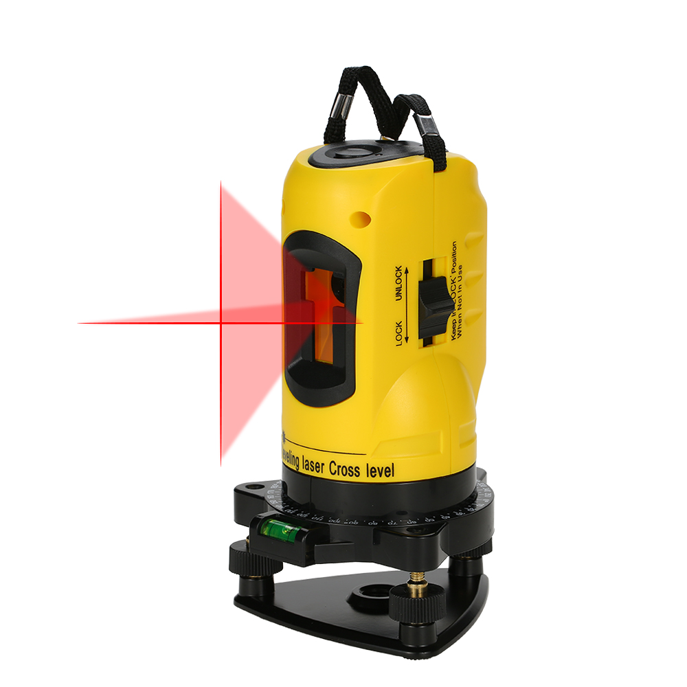 Household Laser Level 3D 2 Lines Cross Laser Leveling Device Self-leveling Level Laser 360 Outdoor Receiver Vertical Horizontal