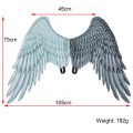 8 Styles Adult Kids 3D Bird Feather Wing Halloween Cosplay Angel Demon Wings Festival Carnival Costume Prop Paper Box Packaging