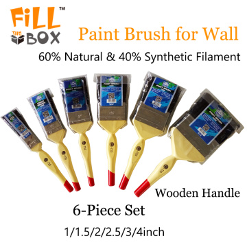 paint brushes Drywall Tools Paint painting Brush for wall Black Bristle Red Wooden Handle 1 1.5 2 2.5 3 4 inch Dry Wall